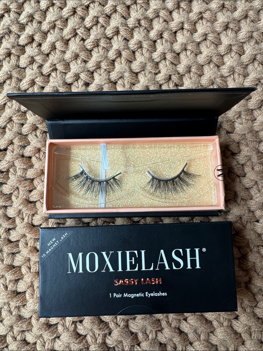 MOXIELASH Sassy Lash Magnetic Eyelashes — 10 Magnet- Black
